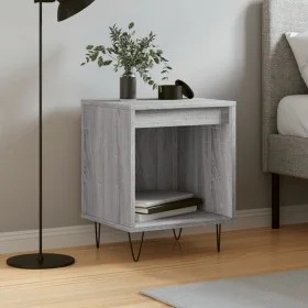 Sonoma gray engineered wood bedside table 40x35x50 cm by , Nightstands - Ref: Foro24-830728, Price: 33,67 €, Discount: %