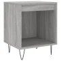 Mesita de noche madera de ingeniería gris Sonoma 40x35x50 cm de , Mesitas de noche - Ref: Foro24-830728, Precio: 33,66 €, Des...