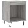 Mesita de noche madera de ingeniería gris Sonoma 40x35x50 cm de , Mesitas de noche - Ref: Foro24-830728, Precio: 34,07 €, Des...