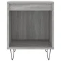 Mesita de noche madera de ingeniería gris Sonoma 40x35x50 cm de , Mesitas de noche - Ref: Foro24-830728, Precio: 33,66 €, Des...