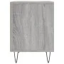 Mesita de noche madera de ingeniería gris Sonoma 40x35x50 cm de , Mesitas de noche - Ref: Foro24-830728, Precio: 33,66 €, Des...