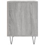 Mesita de noche madera de ingeniería gris Sonoma 40x35x50 cm de , Mesitas de noche - Ref: Foro24-830728, Precio: 34,07 €, Des...