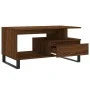 Brown oak plywood coffee table 90x49x45 cm by , Coffee table - Ref: Foro24-831035, Price: 64,47 €, Discount: %