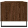 Mesa de centro madera contrachapada roble marrón 90x49x45 cm