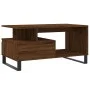 Brown oak plywood coffee table 90x49x45 cm by , Coffee table - Ref: Foro24-831035, Price: 64,47 €, Discount: %