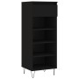 Mueble zapatero madera contrachapada negro 40x36x105 cm de , Zapateros y organizadores de calzado - Ref: Foro24-831461, Preci...