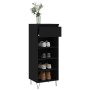 Mueble zapatero madera contrachapada negro 40x36x105 cm de , Zapateros y organizadores de calzado - Ref: Foro24-831461, Preci...