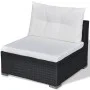 5-piece garden furniture set and black synthetic rattan cushions by vidaXL, Garden sets - Ref: Foro24-41872, Price: 518,74 €,...