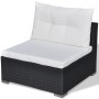 5-teiliges Gartenmöbel-Set und schwarze synthetische Rattankissen von vidaXL, Gartensets - Ref: Foro24-41872, Preis: 491,01 €...