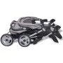 Gray and black steel twin stroller by vidaXL, Baby strollers - Ref: Foro24-10110, Price: 199,57 €, Discount: %