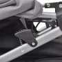 Gray and black steel twin stroller by vidaXL, Baby strollers - Ref: Foro24-10110, Price: 199,57 €, Discount: %