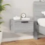 Sonoma gray wall bedside table 34x30x20 cm by , Lockers and storage cabinets - Ref: Foro24-817089, Price: 32,40 €, Discount: %