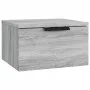 Sonoma gray wall bedside table 34x30x20 cm by , Lockers and storage cabinets - Ref: Foro24-817089, Price: 32,40 €, Discount: %