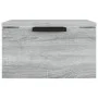 Sonoma gray wall bedside table 34x30x20 cm by , Lockers and storage cabinets - Ref: Foro24-817089, Price: 32,40 €, Discount: %