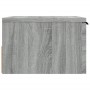 Sonoma grauer Wand-Nachttisch 34x30x20 cm von , Schließfächer und Lagerschränke - Ref: Foro24-817089, Preis: 32,90 €, Rabatt: %