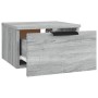 Sonoma gray wall bedside table 34x30x20 cm by , Lockers and storage cabinets - Ref: Foro24-817089, Price: 32,90 €, Discount: %