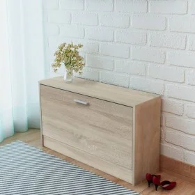 Oak shoe bench 80x24x45 cm by vidaXL, Shoe racks and shoe organizers - Ref: Foro24-243049, Price: 73,59 €, Discount: %