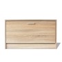 Banco zapatero de color roble 80x24x45 cm de vidaXL, Zapateros y organizadores de calzado - Ref: Foro24-243049, Precio: 62,65...