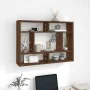 Estantería de pared madera ingeniería roble marrón 75x16x55 cm de , Estantes y estanterías - Ref: Foro24-815845, Precio: 33,5...