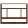 Brown oak engineered wood wall shelf 75x16x55 cm by , Shelves and shelves - Ref: Foro24-815845, Price: 32,05 €, Discount: %