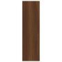 Brown oak engineered wood wall shelf 75x16x55 cm by , Shelves and shelves - Ref: Foro24-815845, Price: 32,05 €, Discount: %