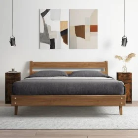 Sideboard aus geräuchertem Eichensperrholz, 30 x 30 x 70 cm von , Sideboards - Ref: Foro24-817000, Preis: 41,35 €, Rabatt: %