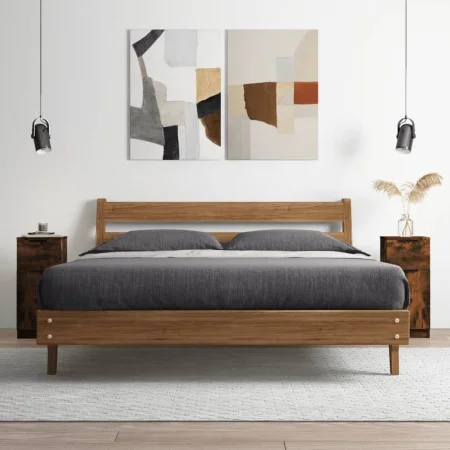 Smoked oak plywood sideboard 30x30x70 cm by , Sideboards - Ref: Foro24-817000, Price: 41,35 €, Discount: %