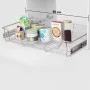 Removable wire trays, 2 units, silver, 800 mm by vidaXL, Kitchen utensil containers - Ref: Foro24-50482, Price: 117,94 €, Dis...