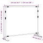 Hintergrundständer 2 Stück aus schwarzem Stahl 254x243 cm von , Studiomontagen - Ref: Foro24-3187466, Preis: 205,62 €, Rabatt: %