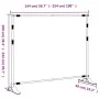 Soportes de telón de fondo 2 uds acero negro 254x243 cm de , Montajes de estudio - Ref: Foro24-3187466, Precio: 192,57 €, Des...