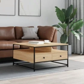 Sonoma oak engineered wood coffee table 80x80x45 cm by , Coffee table - Ref: Foro24-835290, Price: 91,94 €, Discount: %