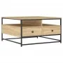 Mesa de centro madera de ingeniería roble Sonoma 80x80x45 cm de , Mesas de centro - Ref: Foro24-835290, Precio: 91,91 €, Desc...