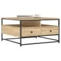 Mesa de centro madera de ingeniería roble Sonoma 80x80x45 cm de , Mesas de centro - Ref: Foro24-835290, Precio: 91,91 €, Desc...