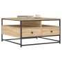 Sonoma oak engineered wood coffee table 80x80x45 cm by , Coffee table - Ref: Foro24-835290, Price: 93,52 €, Discount: %