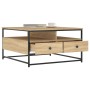 Sonoma oak engineered wood coffee table 80x80x45 cm by , Coffee table - Ref: Foro24-835290, Price: 93,52 €, Discount: %