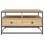 Mesa de centro madera de ingeniería roble Sonoma 80x80x45 cm de , Mesas de centro - Ref: Foro24-835290, Precio: 91,91 €, Desc...