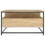 Mesa de centro madera de ingeniería roble Sonoma 80x80x45 cm de , Mesas de centro - Ref: Foro24-835290, Precio: 91,91 €, Desc...