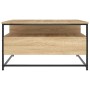 Sonoma oak engineered wood coffee table 80x80x45 cm by , Coffee table - Ref: Foro24-835290, Price: 93,52 €, Discount: %