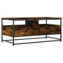 Smoked oak engineered wood coffee table 100x51x45 cm by , Coffee table - Ref: Foro24-835286, Price: 76,69 €, Discount: %