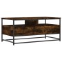 Smoked oak engineered wood coffee table 100x51x45 cm by , Coffee table - Ref: Foro24-835286, Price: 76,69 €, Discount: %