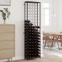 Wine rack for 95 bottles black wrought iron 54x18x200 cm by , Wine racks - Ref: Foro24-358368, Price: 155,73 €, Discount: %