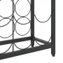 Wine rack for 95 bottles black wrought iron 54x18x200 cm by , Wine racks - Ref: Foro24-358368, Price: 155,73 €, Discount: %
