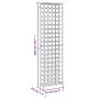 Wine rack for 95 bottles black wrought iron 54x18x200 cm by , Wine racks - Ref: Foro24-358368, Price: 155,73 €, Discount: %