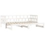 Sofá cama nido madera maciza de pino blanco 90x190 cm