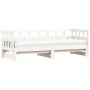 Sofá cama nido madera maciza de pino blanco 90x190 cm