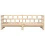 Trundle sofa bed solid pine wood 80x200 cm by , Beds and slatted bases - Ref: Foro24-836207, Price: 154,36 €, Discount: %