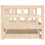 Ausziehbares Schlafsofa aus massivem Kiefernholz 80x200 cm von , Betten und Lattenroste - Ref: Foro24-836207, Preis: 156,73 €...