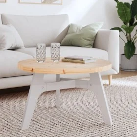 Runde Tischplatte aus massivem Kiefernholz Ø70x3 cm von , Tischplatten - Ref: Foro24-833667, Preis: 67,43 €, Rabatt: %
