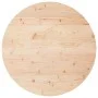 Round solid pine wood table top Ø70x3 cm by , Table tops - Ref: Foro24-833667, Price: 63,92 €, Discount: %