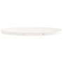 Runde Tischplatte aus massivem weißem Kiefernholz Ø80x3 cm von , Tischplatten - Ref: Foro24-833671, Preis: 88,54 €, Rabatt: %